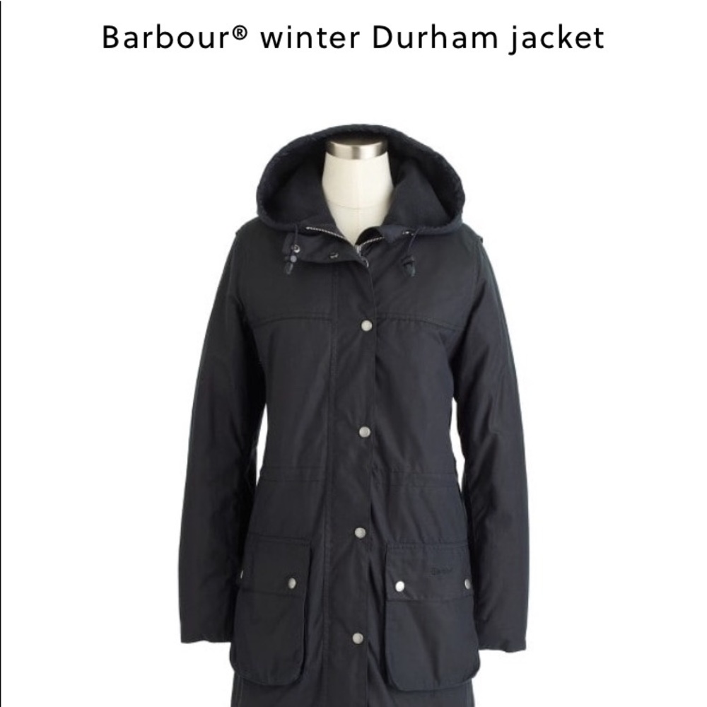 🙏🏽ISO J.Crew Barbour Winter Durham waxed jacket